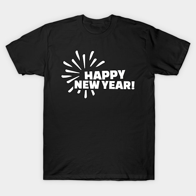 Happy New Year T-Shirt by Designzz